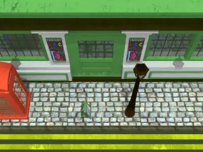 phonebooth sims phone booth 3D model