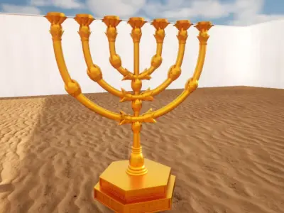 The Sanctuary - Props Only - Tabernacle Of Exodus 3D model