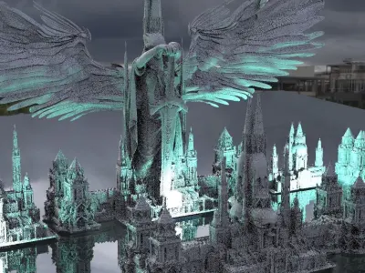 Underworld Temple Kit bash 3D model