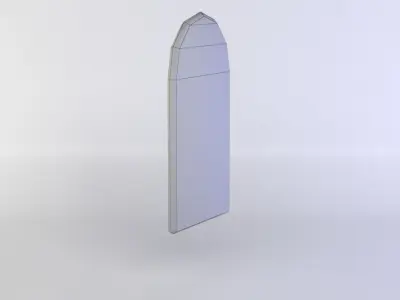 Window stained glass Low-poly 3D model