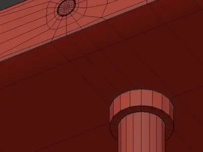 Nessa Round Chandelier 1 3D model