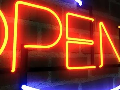Open Sign 2 3D model