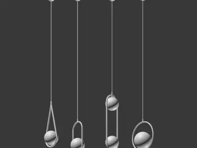 Pendant Light Collection   3D model