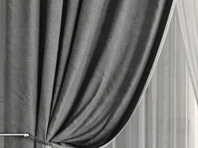 Curtain Set 501C 3D model