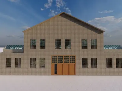 Warehouse-Warehouse Building 3D model