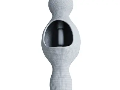 Contemporary Sculptural Hand-built Single-Shell 3D model