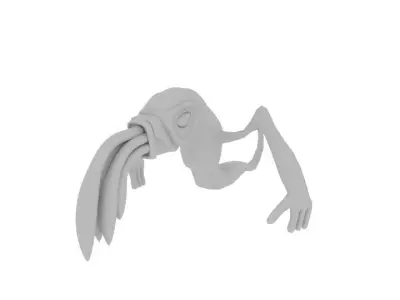 Character Oddworld Crawling Slig Low-poly 3D model