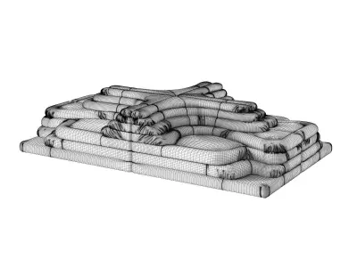 DS 1025 Terrazza Sofa Set 3 3D model