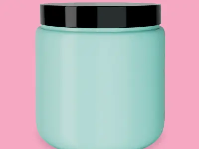 Cosmetic Jars 3D model