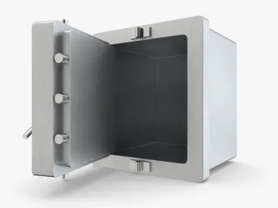 Bank Collection - Steel Bank Safe 3D model