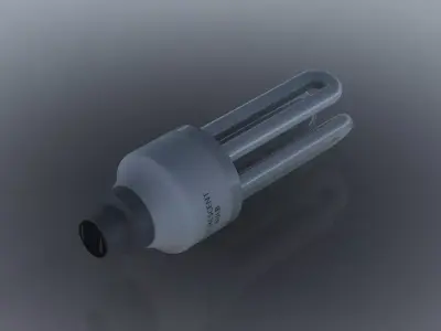 Fluorescent Bulb 3D print model