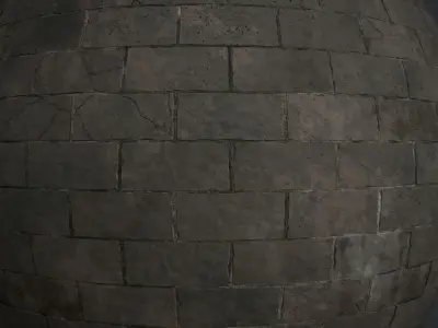 Stone Wall PBR Tile Texture