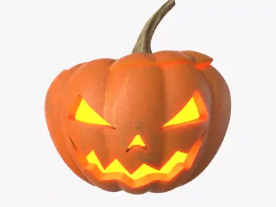 Halloween Pumpkin Free low-poly 3D model