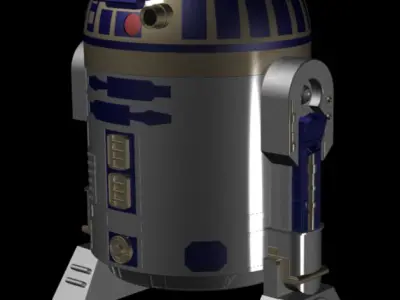R2D2 Droid 3D model