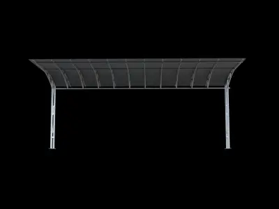 3d model canopy parking shelter  3D model
