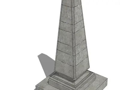 Podhering Obelisk Low-poly 3D model