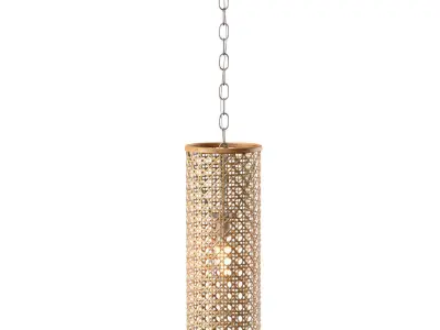 Viliam hanging rattan lamp VR26  3D model