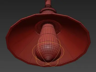 Loft Cone Pendant Line 7 3D model