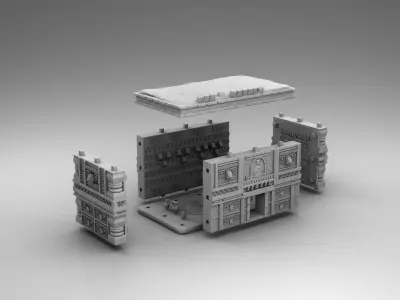 Modular Mayan build 3D print model