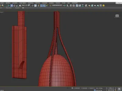 HOLLY HUNT Black Cat Wall Sconce Low-poly 3D model