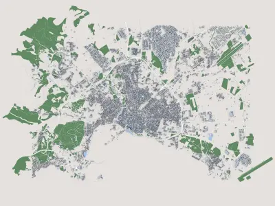 Palma City Spain 3D model