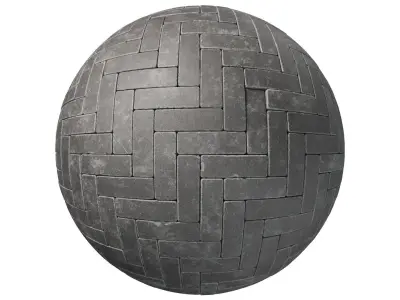 Dark brick damaged paving texture Texture
