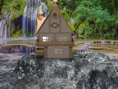 Fairytale house 6 3D model