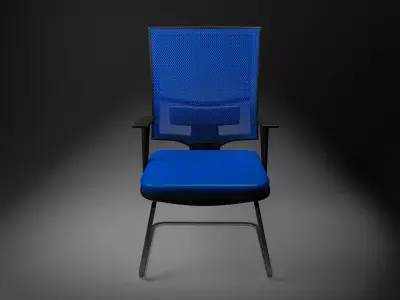 Office Chair small low poly Low-poly 3D model