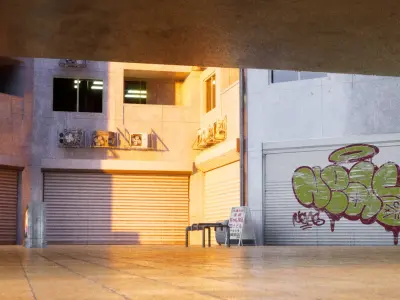 Urban Residential Block 3D model