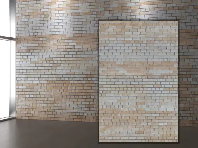 Brickwork amber 139 Texture