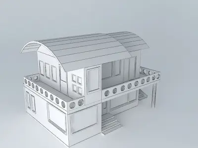 Exterior house Free 3D model