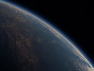 Earth - Accurate Atmosphere - Day Night Cycles for City Lights 3D model