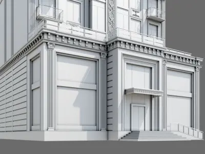 Residental Building ID037 3D model