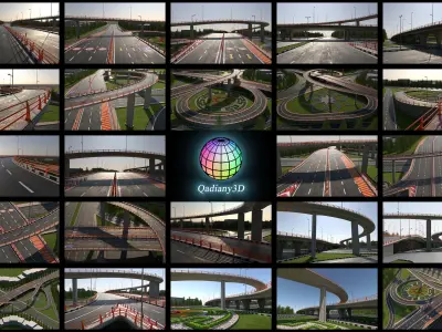 Flyover Bridge  3D model