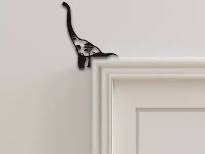 Dinasour Door Corner Decor 3D print model order