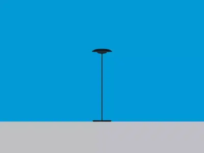 Marset Ginger P floor lamp Low-poly 3D model