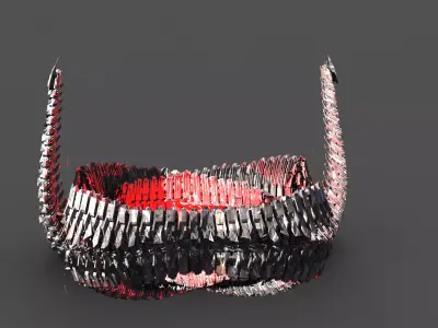 Scull Spine cathedral spine 2 3D model