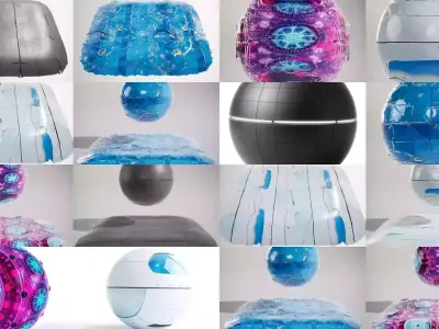 Cosmic Sphere Starships Collection Texture