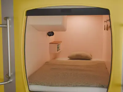 Capsule Hotel 3D model