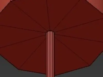 Umei geometric chandelier 3D model