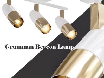 Grumman Beacon Lamp 3D model