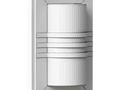lucide privas wandlamp  wit 3D model