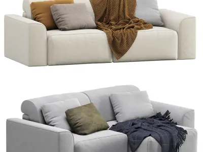 Corner Sofa Baivin Soft Light 3D model