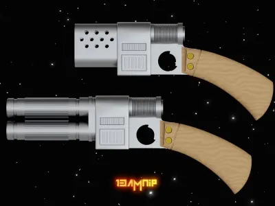 Maelstrom-7 tandem Blaster 3D print model