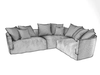Lov Trend Corner Sofa 3D model