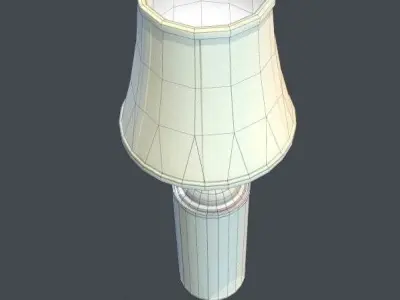 Gas Lamp Free low-poly 3D model