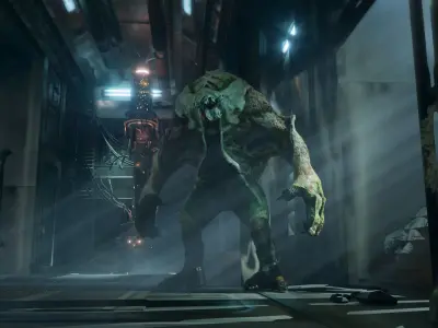 Monster game ready character Low-poly 3D model