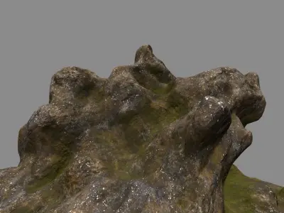 Rock Mount 3D model