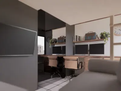 Minimalist Bungalow Residential 3D model