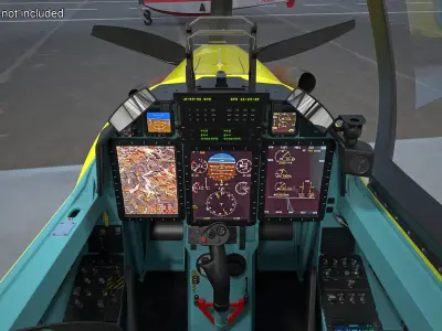  Aircraft Hangar with Airplane 